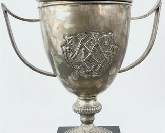 Vintage Silver Plated Double Handled Trophy Cup
