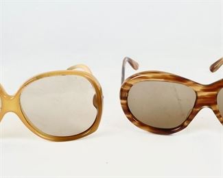 2 Retro Oversized Carrera & Pierre Cardin Sunglasses
