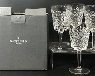 Waterford Crystal Set Of Four Alana Goblets
