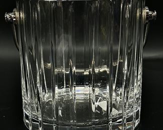 fine Baccarat France Clear Crystal Ice Bucket
