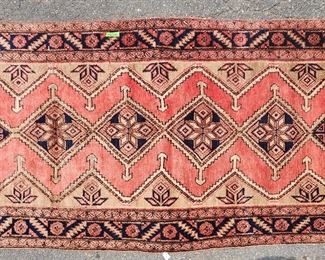 Fantastic Wool Persian Area Rug Abstract Design Hand Knotted
