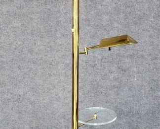 Modern Style Adjustable Floor Lamp with Glass Top
