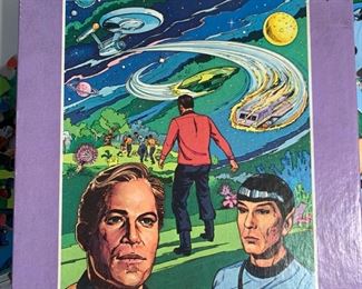 1978 Whitman StarTrek Jigsaw Puzzle - Box In Great Condition, 203 Pieces Counted, All Corners Found, Pieces In Great Shape
