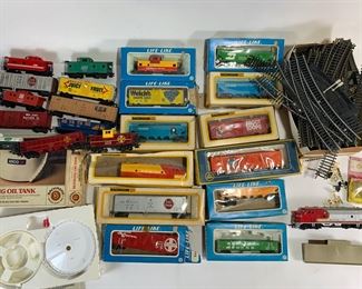 Tyco, Bachmann, Life-Like and More Vintage Model Train Cars, Tracks, and Transformers - In Original Boxes
