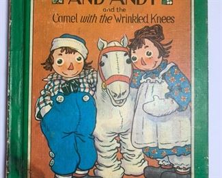 1969 Raggedy Ann and Andy and The Camel With The Wrinkled Knees by Johnny Gruelle Published by The Bobbs-Merrill Co. - No Dust Jacket With 93 Pages
