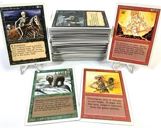 Large Magic The Gathering Revised Edition Card Collection
