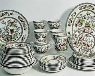 Fine Ridgway Staffordshire England Indian Tree China Lot Transferwarea
