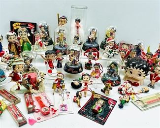 Vintage Franklin Mint Betty Boop Sculptures Dome Prototypes, Christmas Ornaments, Collectible Spoons , Enamel Pen, Digital Watch, Phone Strap, Candle Holder and Much more
