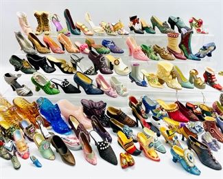 Huge Wonderful Assorted Mini Shoe/Heel Figurine Collection

