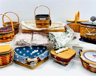 Longaberger Assorted Inaugural Baskets 1989,1993,1997,2001,2005,2009,2013,2017

