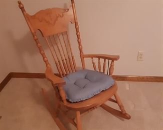 Pressed wood rocker, main bedroom