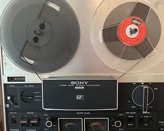 Sony reel-to-reel tape player