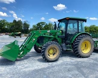 John Deere 5100M tractor from local estate with 1452 hours. loader included