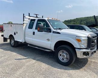 Ford truck with service bed