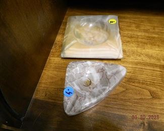marble ashtrays