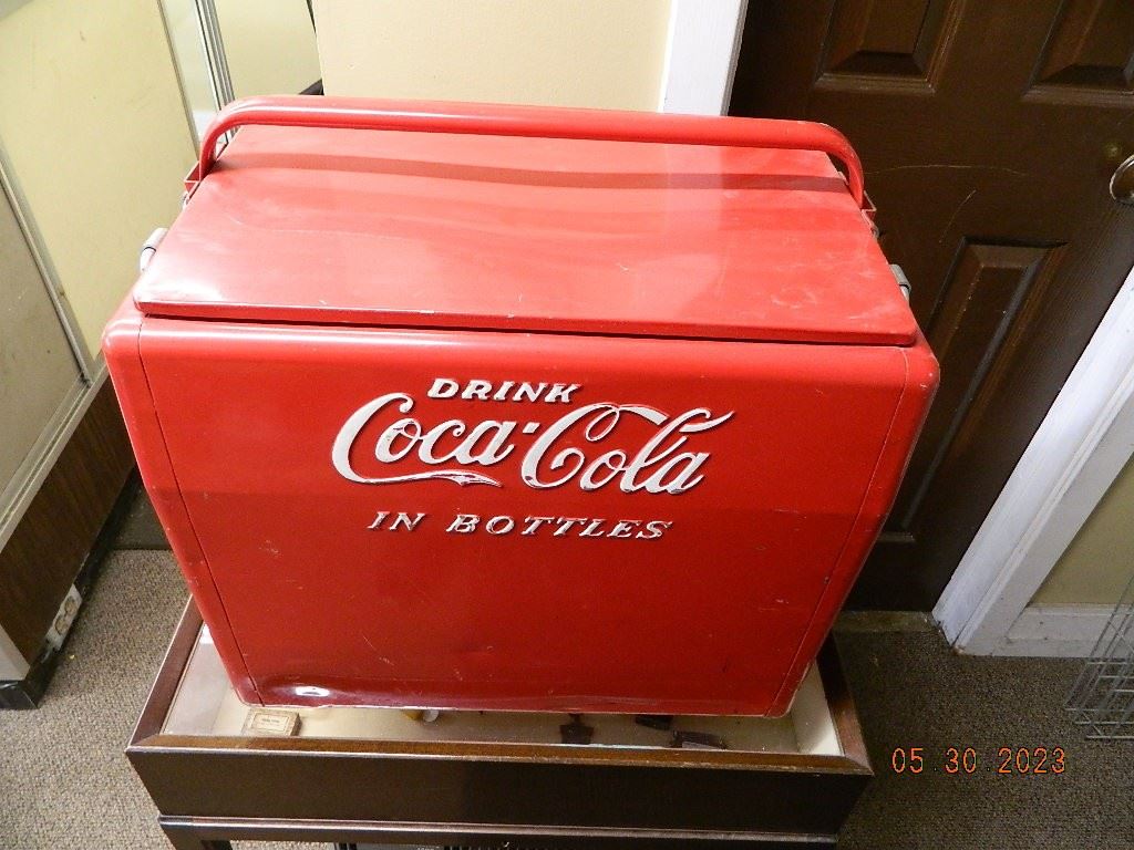 vintage Coca Cola cooler