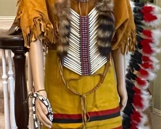 Indian Guide Nation Chief outfit. (mannequin not included!)