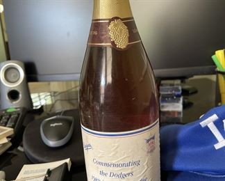 2 bottles from team celebration for National League Championship and World Series!   DISPLAY ONLY-NOT FOR CONSUMPTION!