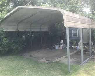 Large Metal  20 x 20 Carport