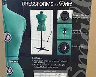 New in Box dress form