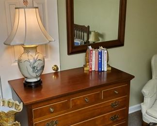 Dresser & Mirror by National Furniture Co,  Mount Airy NC