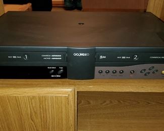 Go-Video DDV3110 Dual-Deck VHS VCR Recorder / Player / Copier