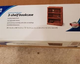 Maple Bookcase NIB