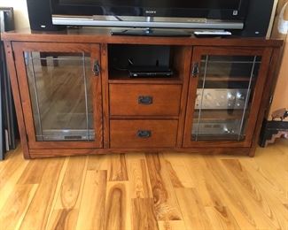 Nice tv stand with storage