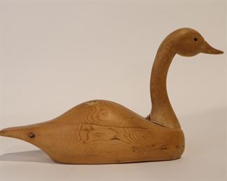Lot 2121 Wooden Goose Figure