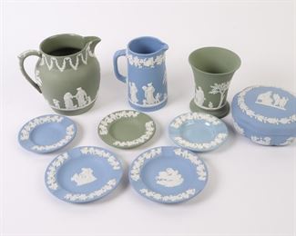 Lot 2124 Wedgwood Lot  Blue and Green