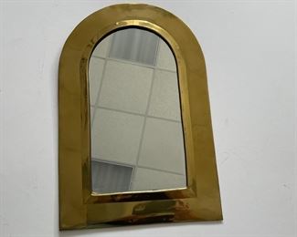 Lot 2196 Moroccan Gold Arch Wall Mirror