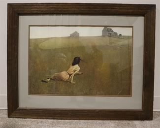 Lot 2233 Andrew Wyeth Print Christinas World Framed Wall Art