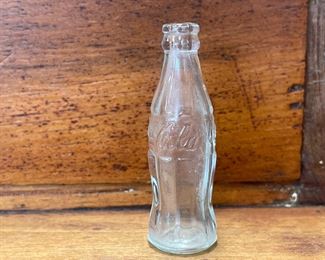 Lot 2335 1950s Miniature Glass Coke Bottle