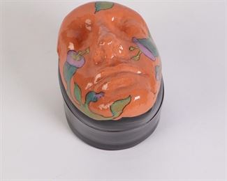 Lot 2429 Vintage Art Pottery Trinket Box