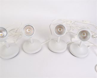 Lot 2802 Lot of 4 LED Weighted Spotlights Lighting