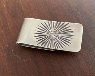 Lot 2809 Sterling Silver Money Clip  Mexico