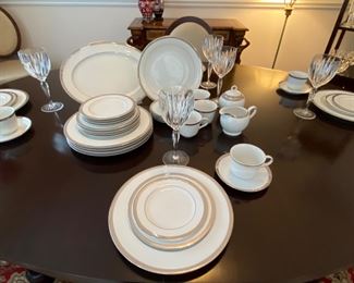 Find Porcelain Royal Doulton Platinum Lux China Set service for eight + extras