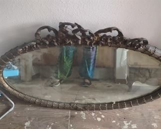 Carved antique mirror heavy $150.00