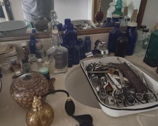 Medical scissors and other implements, $5.00 a piece