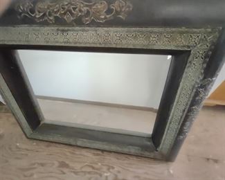 Silver mirror heavy $75.00
