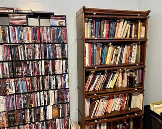 DVDs and books 