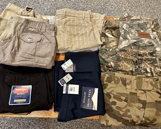 MENS  CAMO PANTS AND SHORTS 36-38