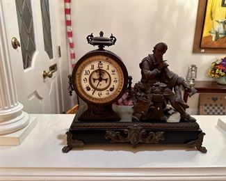 1882 ANSONIA MANTEL CLOCK "SHAKESPEARE"