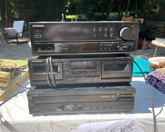 CD and cassette player