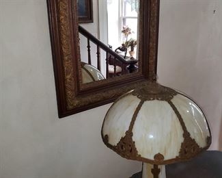 numerous smaller gold gilt on wood mirrors and frames