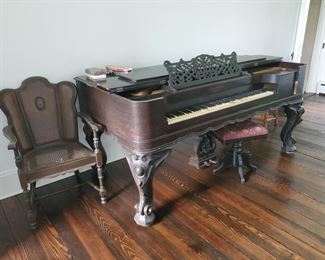 LATE 19th century grand piano Stieff Baltimore
