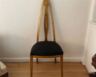 Mid Century gilt wood chair