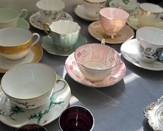 China cups and saucers
