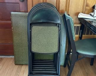 Vintage card tables and chairs