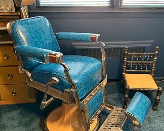 Antique Koken barber chair